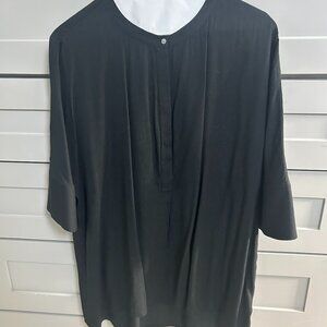 Banana Republic Black Silk Shirt